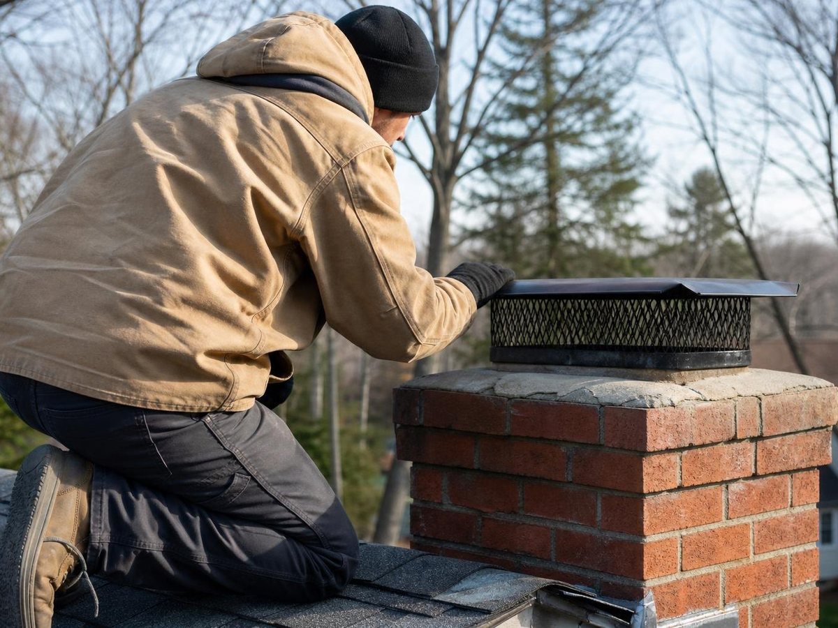 Slate Chimney Service work in Willoughby